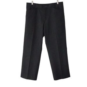 Tristan Pinstripes Wide Leg Dress Pants Wool Blend W36 L 28